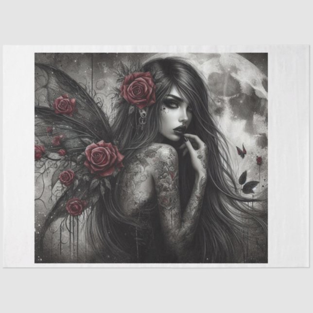 Papier Mousseline Fée nocturne (Recto)