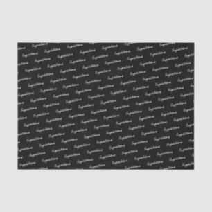 Papier Mousseline Félicitations Black Tissue Paper - HAMbyWG