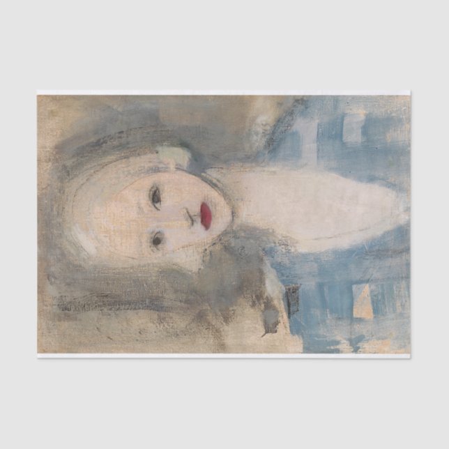 Papier Mousseline Femme blonde, Helene Schjerfbeck (Recto)