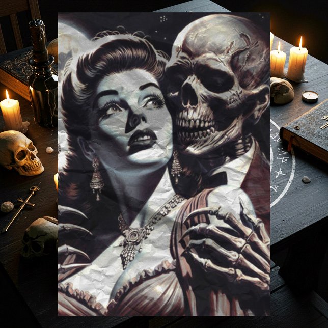 Papier Mousseline Femme d'horreur Déplaisante vintage (Créateur téléchargé)