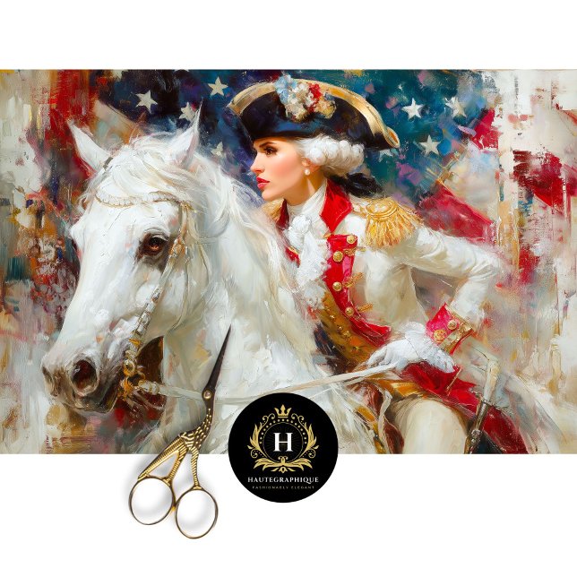 Papier Mousseline Femme générale révolutionnaire sur le découpage à  (Créateur téléchargé)