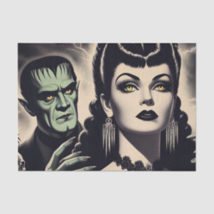 Papier Mousseline Femme vintage Goth