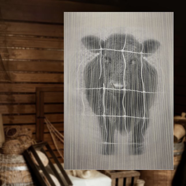 Papier Mousseline Ferme à la vache (Créateur téléchargé)