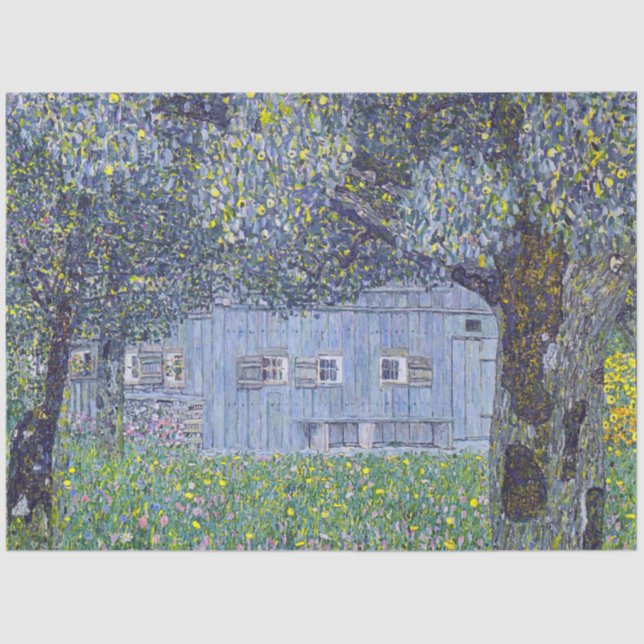 Papier Mousseline Ferme, Gustav Klimt (Recto)