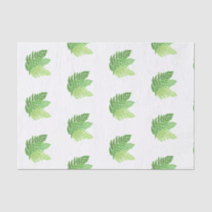 Papier Mousseline Fermes forestières vertes de forêt de bois fougère