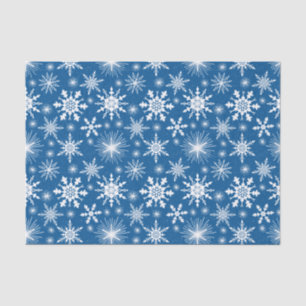 Papier Mousseline Festif Snowflakes Et Étincelles De Noël