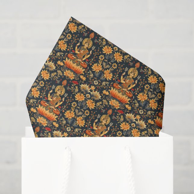 Papier Mousseline Festival Sacré Diwali (Sac cadeau)