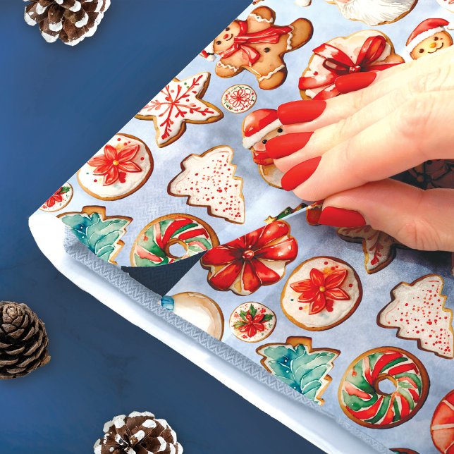 Papier Mousseline Festive : Noël Cookie Wonderland (Créateur téléchargé)
