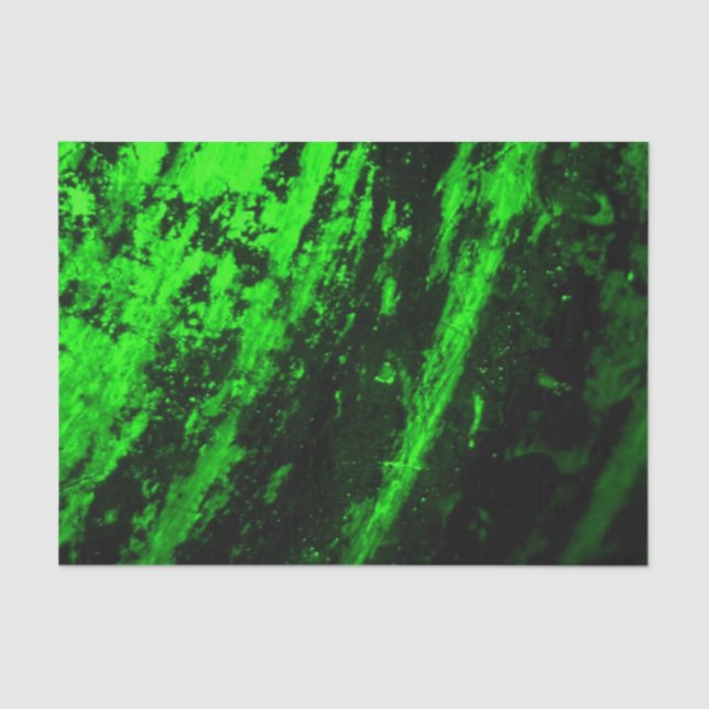 Papier Mousseline Fête d'anniversaire de garçons de vert et de noir (Recto)