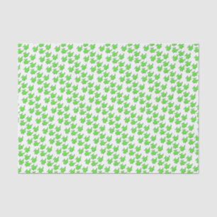 Papier Mousseline Fête d'anniversaire de l'hélicoptère blanc et vert