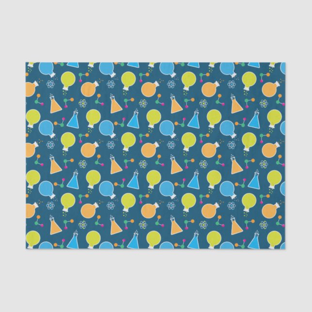 Papier Mousseline Fête d'anniversaire folle de scientifique de la (Recto)