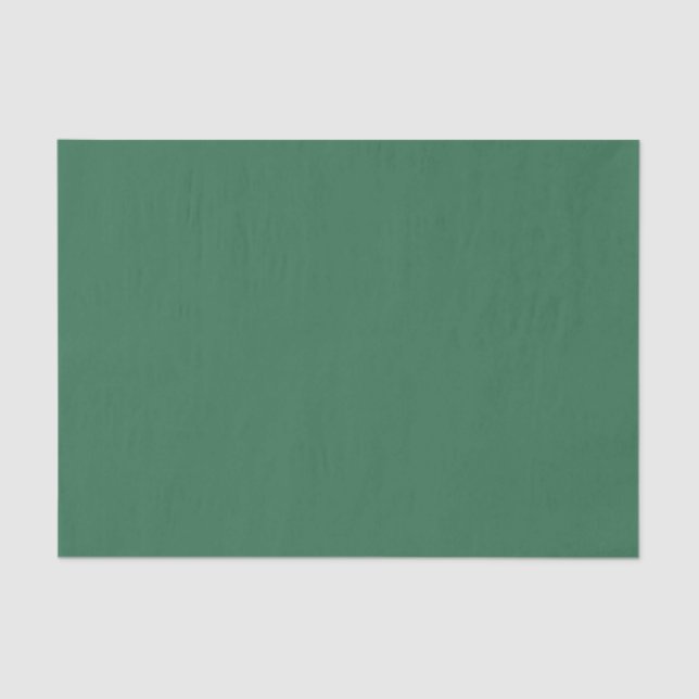 Papier Mousseline Fête d'anniversaire moderne Emerald Green Plain Co (Recto)