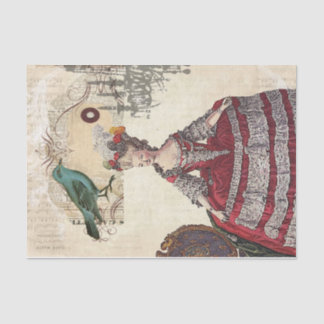 Papier Mousseline Fête d'anniversaire sur le thème du thé vintage Pa