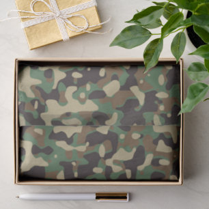 Papier Mousseline Fête de célébration militaire camouflage GI