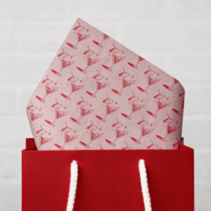 Papier Mousseline Fête de Fiançailles Rétro Cocktail pour Femmes