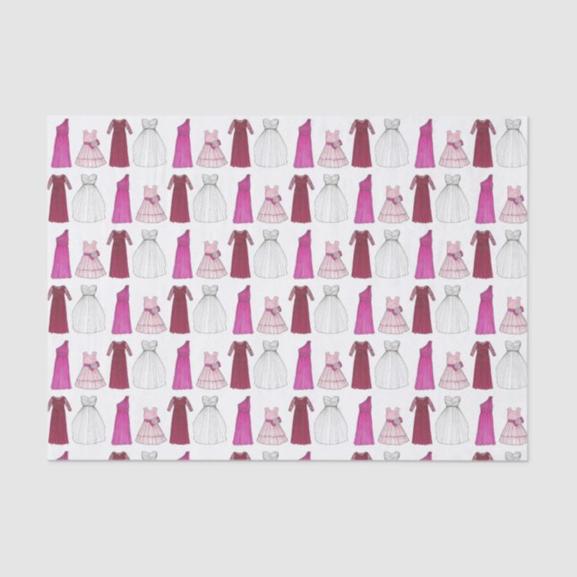 Papier Mousseline Fête de mariée mariage mariée fille de demoiselle (Recto)