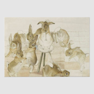 Papier Mousseline Fête de Noël des lapins par Beatrix Potter