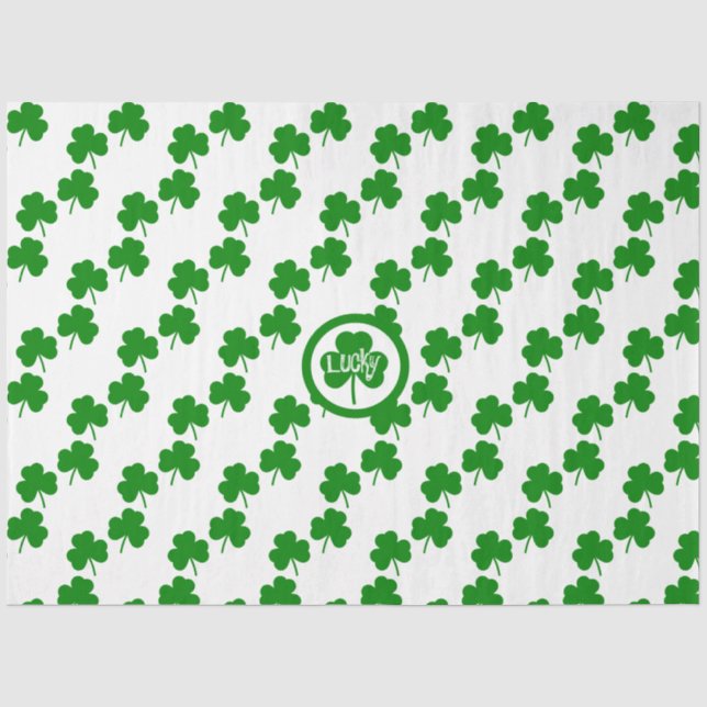 Papier Mousseline Fête de Saint-Patricks (Recto)