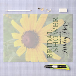 Papier Mousseline Fête des mariées florale Solo Rudbeckia