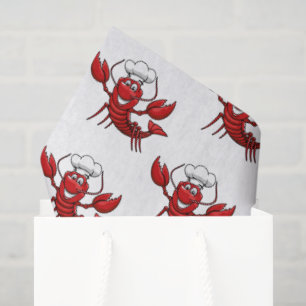 Papier Mousseline Fête mignonne de cuisson de homard