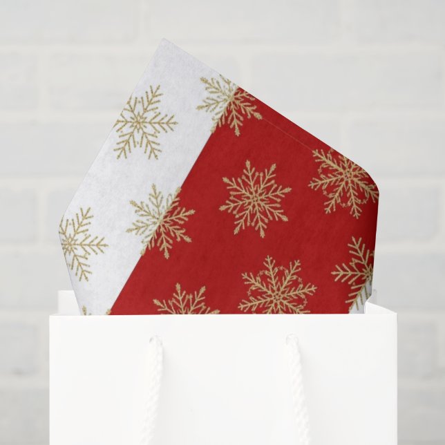 Papier Mousseline Fête rayée rouge et blanc (Sac cadeau)