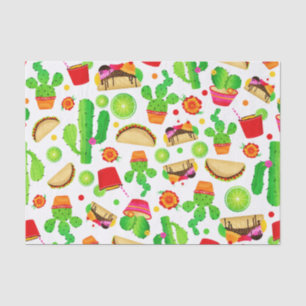 Papier Mousseline Fête Tacos Mardi du Taco Coloré Cinco de Mayo
