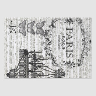 Papier Mousseline Feuille de Decoupage de collage de Paris