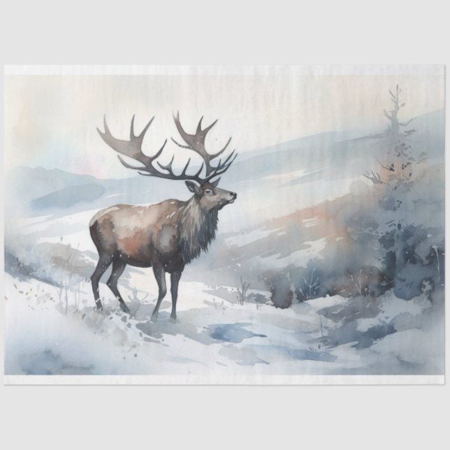 Papier Mousseline Feuille de découpage de neige 2 (Recto)