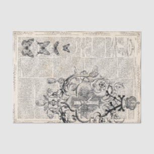 Papier Mousseline Feuille de Decoupage d'éphémères