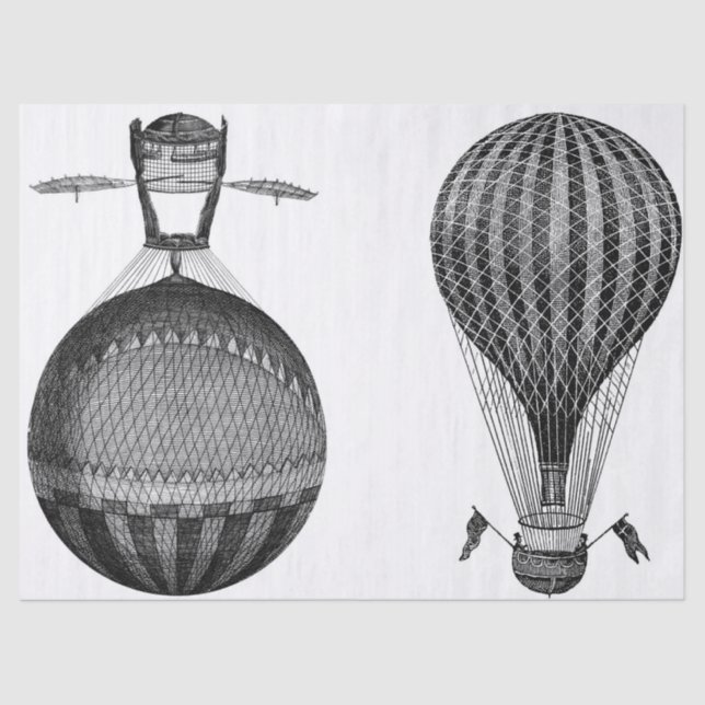 Papier Mousseline Feuille d'éléments de journal d'ordure de Baloon (Recto)