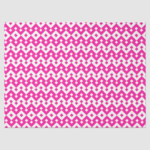 Papier Mousseline Feuille rose et blanche de sucrerie de Girlie de