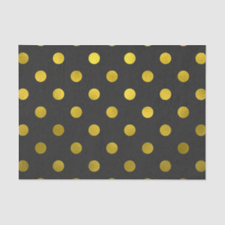 Papier Mousseline Feuilles d'or Faux métalliques Foil Gros point Pol
