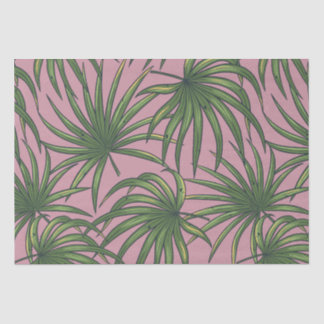 Papier Mousseline Feuilles exotiques tropicales motif d'été