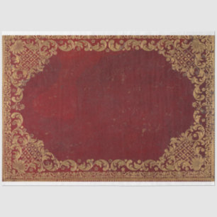 Papier Mousseline Feuillet de découpage de couverture du livre rouge