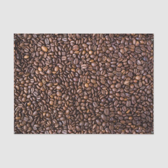 Papier Mousseline Fèves de café !  (Recto)