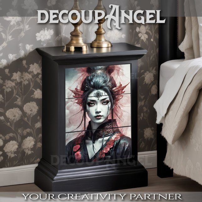 Papier Mousseline Fierce Eastern Warrior - Découpage - (Créateur téléchargé)