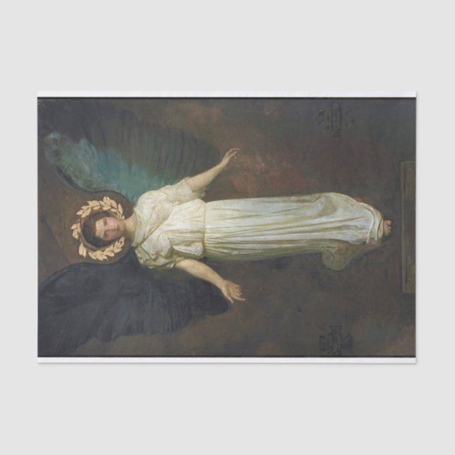 Papier Mousseline Figure ailée par Abbott Handerson Thayer (Recto)