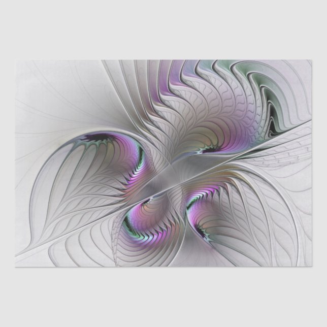Papier Mousseline Figure de fantaisie abstraite moderne timide Art f (Recto)