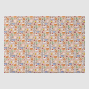 Papier Mousseline Fika (Poche d'appel d'offres) - Motif d'aquarelle