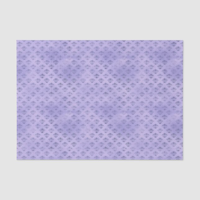Papier Mousseline Filigree vintage violet (Recto)