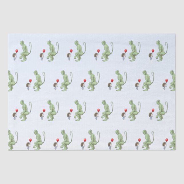 Papier Mousseline Fille et Gobelin (Recto)