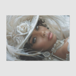 Papier Mousseline Fille Flapper des années 19209