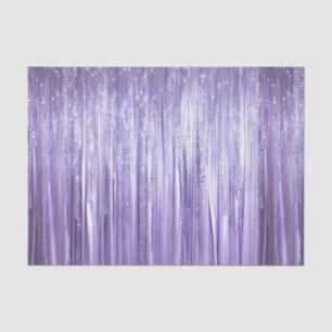 Papier Mousseline Fille Lavande Violet Glam Tinsel Grilles