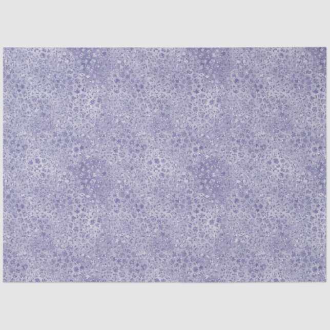 Papier Mousseline Fille Parties scintillant violet Empreinte de léop (Recto)