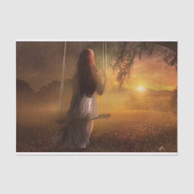 Papier Mousseline Fille sur la page de découpage de voilure (Recto)