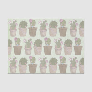 Papier Mousseline Filles Cactus mignonnes portant Motif bijoux