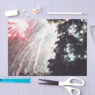 Papier Mousseline Fireworks 14 papier de tissu