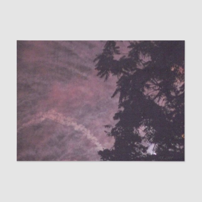 Papier Mousseline Fireworks 16 papier de tissu (Recto)