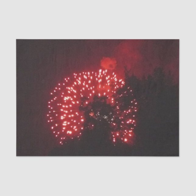 Papier Mousseline Fireworks 7 papier de tissu (Recto)