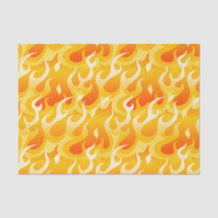 Papier Mousseline Flammes chaudes